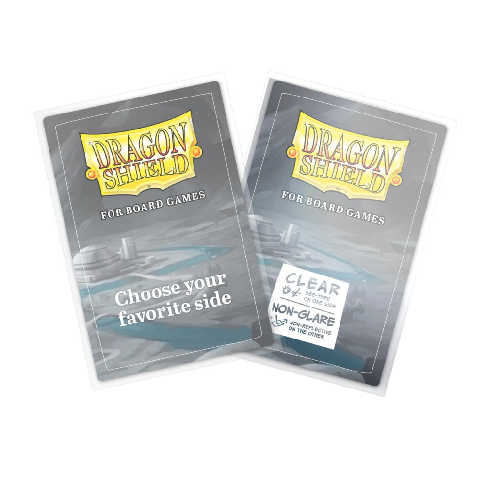 Dragon Shield: Board Game Sleeves  - Clear Non-Glare  - Oversize