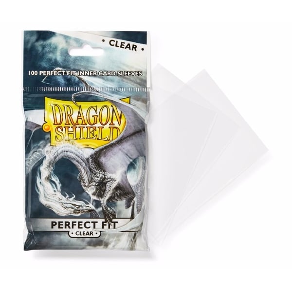 Dragon Shield Perfect Fit Inner Card Sleeves - Clear