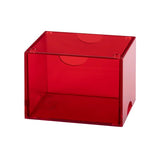 Dragon Shield: Deck Box  - Strongbox  - Clear: Red