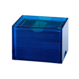Dragon Shield: Deck Box - Strongbox - Clear: Blue - Card Sleeves