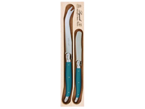 Verdier 2 Piece Cheese Set (Teal)