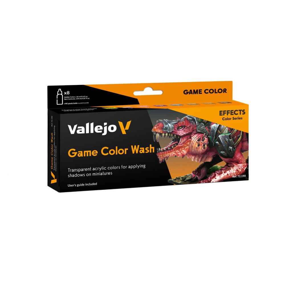 Vallejo - Game Colour - Game Color Wash 8 Colour Set