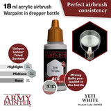 Army Painter - Warpaints Air - Yeti White Acrylic Paint 18ml