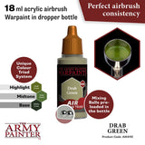 Army Painter - Warpaints Air - Drab Green Acrylic Paint 18ml