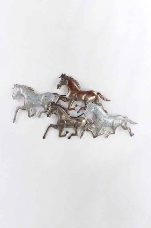 Galloping Horses - Metal Wall Art