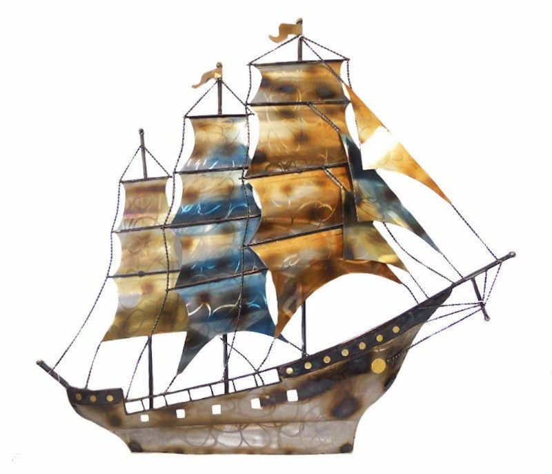 Historic Sailing Ship - Metal Wall Art