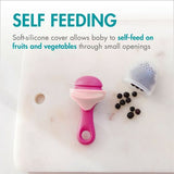 Pulp Silicone Feeder - Pink/Blush - Boon