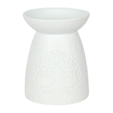 White Ceramic Tree of Life Oil Burner