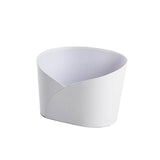 Hamper Bucket Oval Medium White