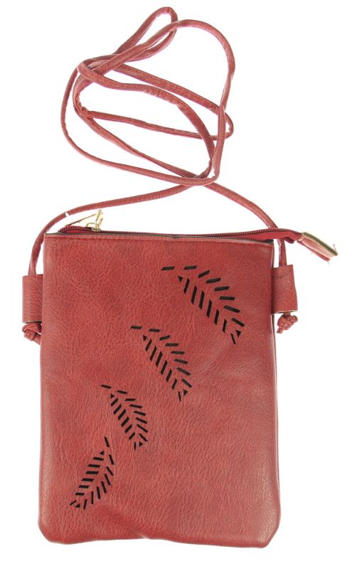 Phone Bag - Fern Cutout (Wine)