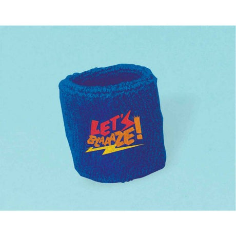 Pack of 4 vibrant Blaze sweat bands designed for comfort and style during workouts and outdoor activities.
