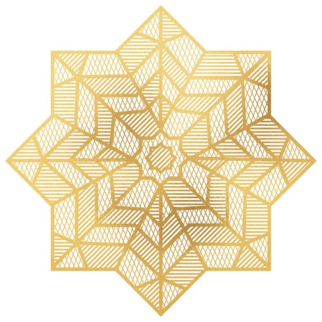 Eid Placemats featuring vibrant traditional designs, perfect for elevating festive dining gatherings with elegance.