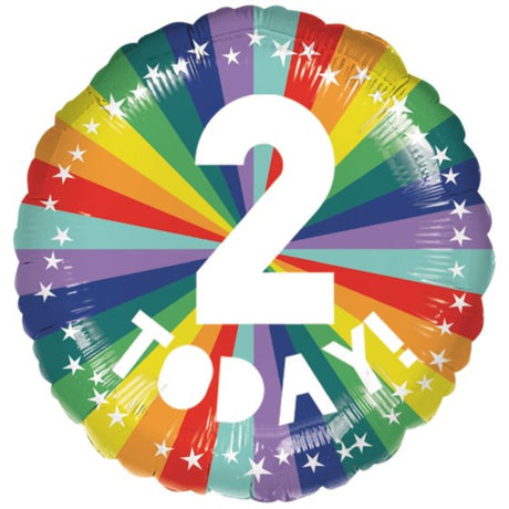 Vibrant 45cm Rainbow decoration, perfect for adding color to any celebration or event, made from eco-friendly materials.