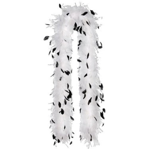Luxurious 183cm Roaring 20's Feather Boa, perfect for vintage parties and flapper costumes.