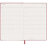 2027 Moleskine Daily Hardcover Large Scarlet Red 12-Month Diary