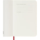 2027 Moleskine Daily Softcover Pocket Scarlet Red 12-Month Diary