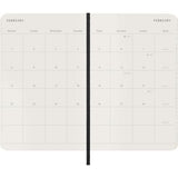 2027 Moleskine Monthly Softcover Pocket Black 12-Month Diary