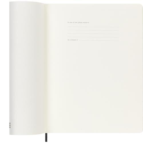 2027 Moleskine Monthly Softcover XL Black 12-Month Diary