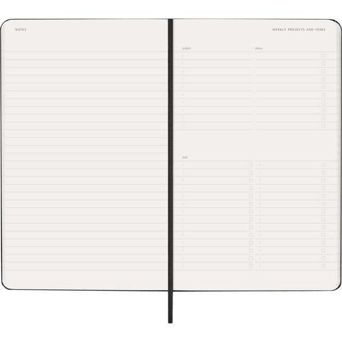 2027 Moleskine Professional Weekly Vertical Hardcover Large Black 12-Month Diary