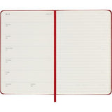 2027 Moleskine Weekly With Notes Hardcover Pocket Scarlet Red 12-Month Diary