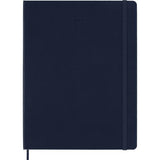 2027 Moleskine Weekly With Notes Hardcover XL Sapphire Blue 12-Month Diary