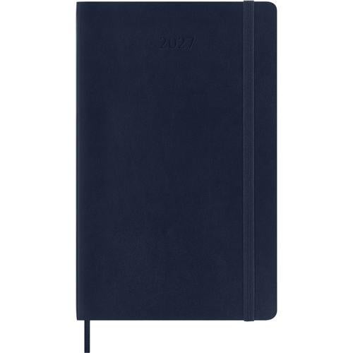 2027 Moleskine Weekly With Notes Softcover Large Sapphire Blue 12-Month Diary