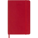 2027 Moleskine Weekly With Notes Softcover Pocket Scarlet Red 12-Month Diary