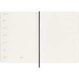 2027 Moleskine Weekly With Notes Softcover XL Black 12-Month Diary