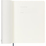 2027 Moleskine Weekly With Notes Softcover XL Sapphire Blue 12-Month Diary