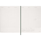 2027 Moleskine Essential Softcover Weekly Vertical XXL Myrtle Green Planner