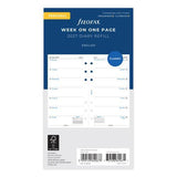 2027 Filofax Week per Page Personal Organiser Refill