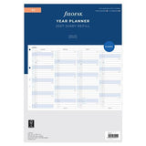2027 Filofax Year Planner Vertical A4 Organiser Refill
