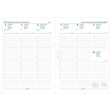 2027 Filofax Week to View with Appointments Vertical A4 Multilanguage Refill