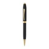 Ballpoint Pen - Cross Foundry Black Lacquer with Gold Trim