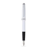 Fountain Pen - Cross Lume White with Chrome Trim Medium Nib