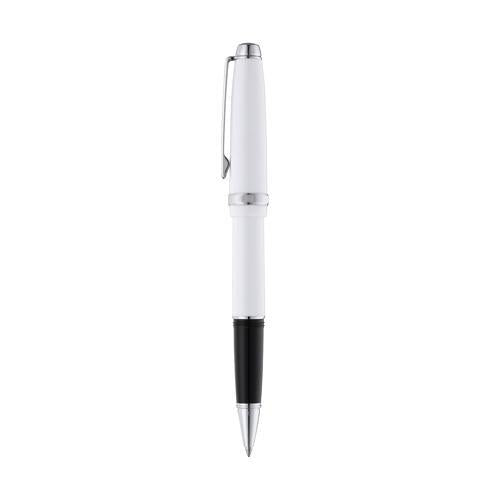Rollerball Pen - Cross Lume White with Chrome Trim