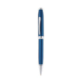 Ballpoint Pen - Cross Foundry Blue Lacquer with Chrome Trim
