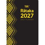 2027 Tuhi B51 Day Per Page Premium Rataka Black & Gold Diary