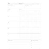 Meeting Notes Notepad B5 Wiro 50 Sheets Mulberry - Collins