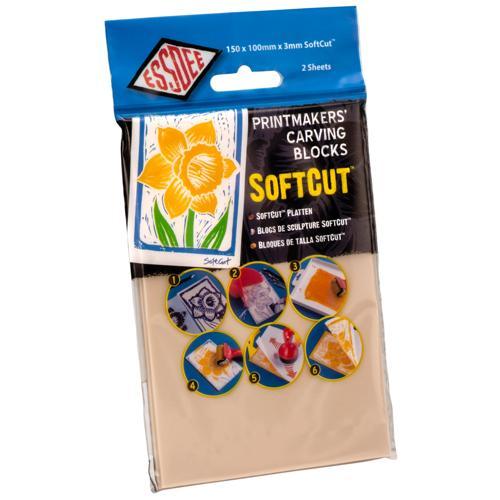 SoftCut Printing Blocks 150X100mm 2 Pack - Essdee