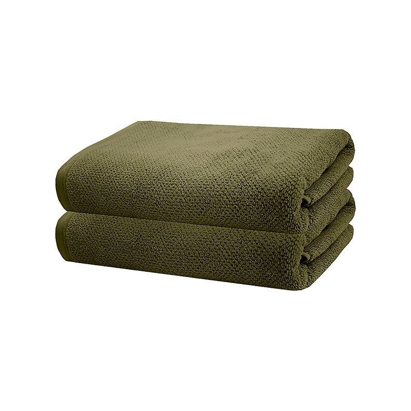 Angove 2pack Bath Towel 70x140cm Olive