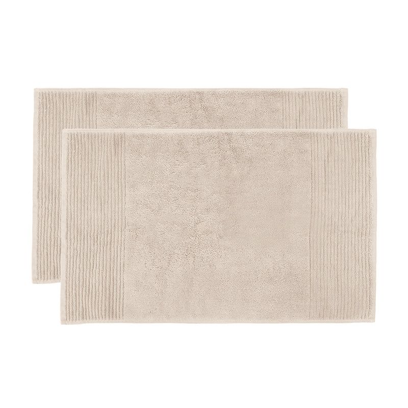 Elvire Bath Mat 2 Pack Buff