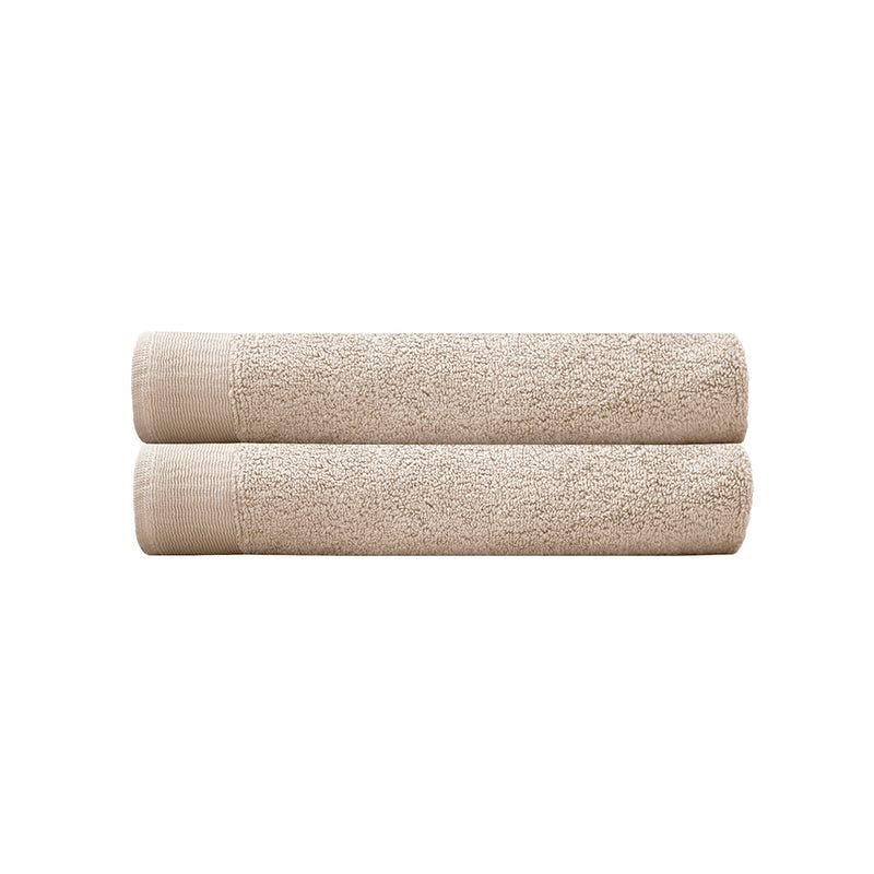 Elvire Bath Towel 2 Pack Buff