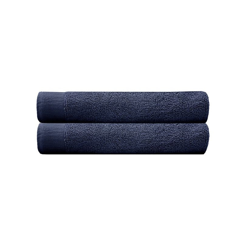 Elvire Bath Towel 2 Pack Navy