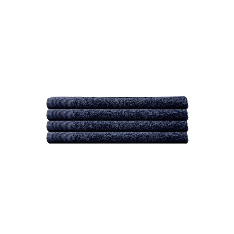 Elvire Hand Towel 4 Pack Navy