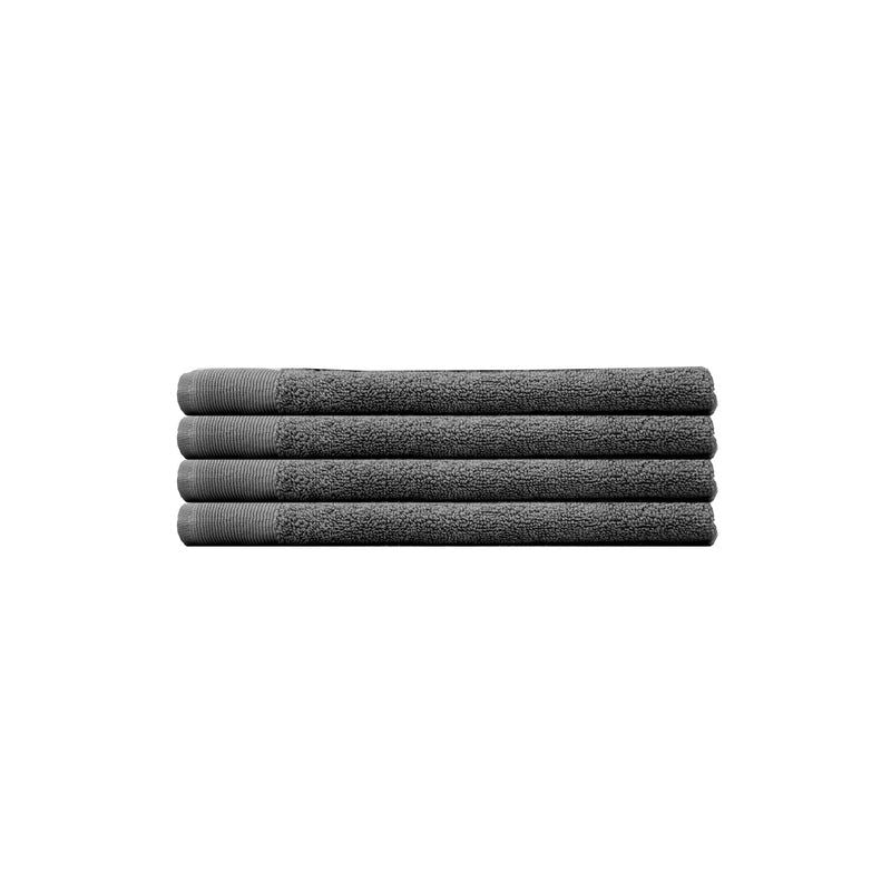 Elvire Hand Towel 4 Pack Pewter