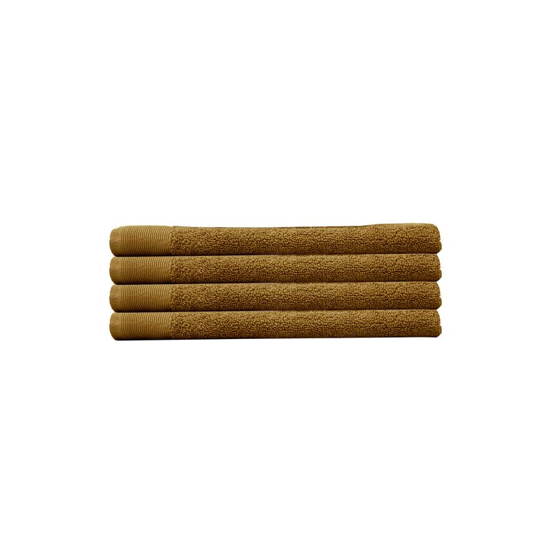 Elvire Hand Towel 4 Pack Tobacco