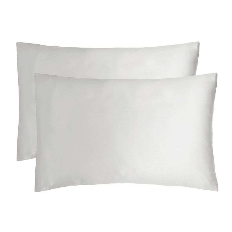 Bamboo Satin Pillowcases Silver