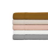 King Single Temple Organic Cotton Sheet Set Ivory