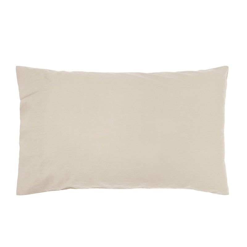 King Single Temple Organic Cotton Sheet Set Ivory